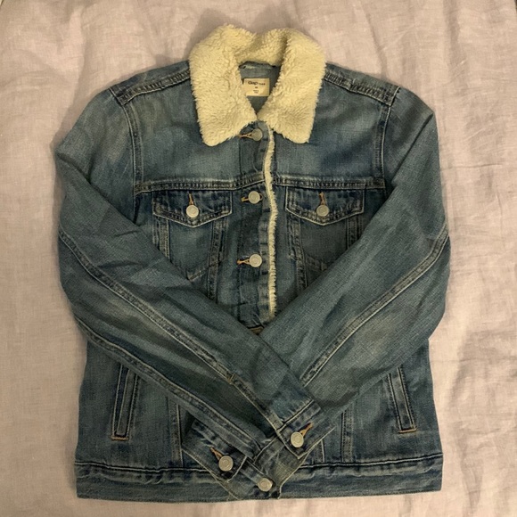 Sherpa Trimmed Denim Jacket - Picture 3 of 4